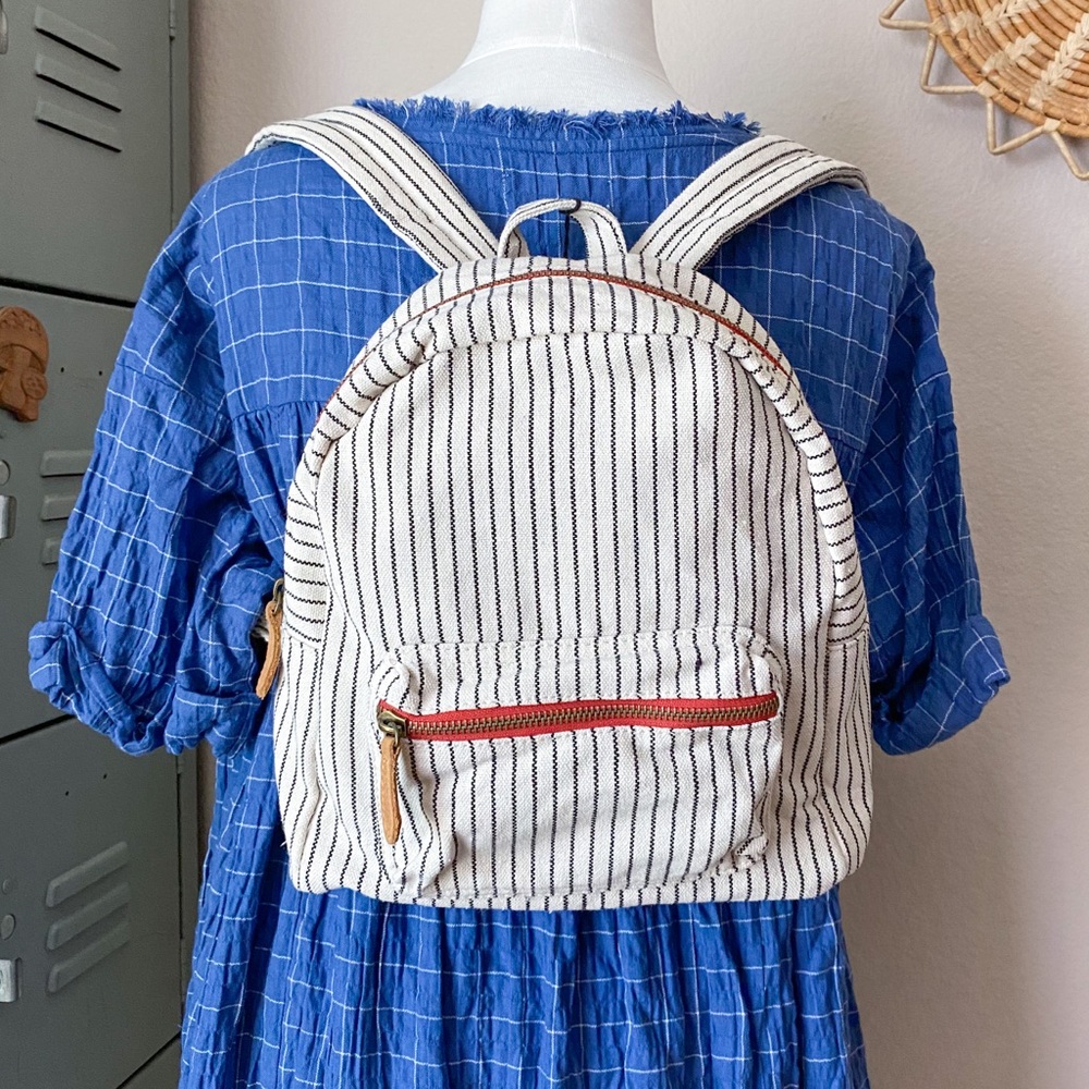 Hearth & Hand Striped Small Backpack